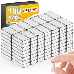 Exceptional 100-Pack Neodymium Bar Magnets – Compact 10x5x2mm for Home & Office