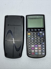 Texas Instruments TI-83 Plus Graphing Calculator With Cover Tested Working