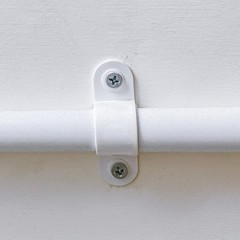 6Pcs PVC Pipe Straps, 32mm(1-1/4″) Plastic 2 Holes PVC Pipe Mounting Bracket