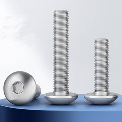 M6-M10 Socket Button Head Screws Dome Allen Bolts Machine Screw Stainless Steel