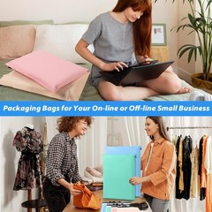 Multi Size Poly Mailers Variety Pack(10 Each: 14×19,12×16,11×15,10×13), 40Pac…