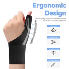 Goldeer Thumb Wrist Brace 1 Pair For Arthritis Pain Relief Thumb Spica Splint