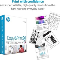 HP 200060 Copy&Print20 8.5 x 11 Printer Paper, 1 Ream – 500 Sheets