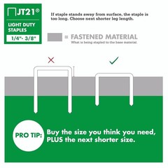 Arrow JT21 5/16-Inch Staple Pack – Reliable Staples for Crafts & General Use