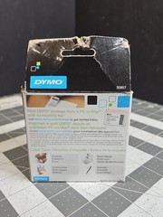 Genuine DYMO 30857 LW Large White NAME BADGE Labels 2 1/2 x 4″250 per roll TP2