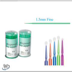 400-1000 Microbrush MicroBrushes Applicator Tips Regular, Fine, Super Dental