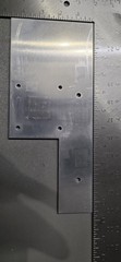 Flat Aluminum Piece 4 5/8 X 10 5/8