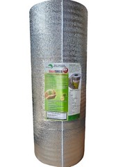 SmartSHIELD – 10mm 48″x 50ft Reflective Insulation, Foam Core, Foil and White.