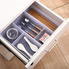 Desk Drawer Organizer Tray Set of 4 (2 Large + 2 Small) 10.24 Inch – Adjustable
