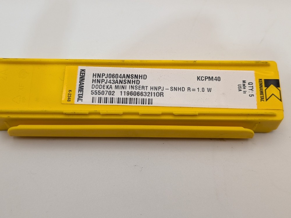 Kennametal – HNPJ43ANSNHD KCPM40 – 5550702 – 5pcs