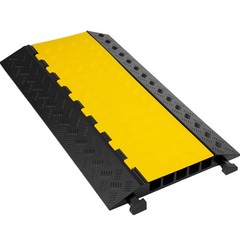 VEVOR Modular Rubber 5-Cable Electrical Snake Cover Protector Ramp Track