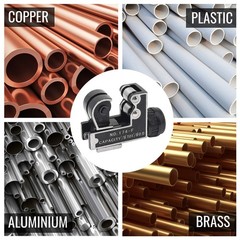 Pipe Cutter [1/8″ – 1 1/8″] Tube Cutter Tool for Copper Pipe, Stainless Steel…