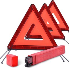 DSV Standard Emergency Triangles, Warning Triangles for Vehicles, Reflective Tri