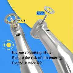 COXO Dental Electric Handpiece 1:5 Contra Angle Mini Head LED CX235C7-4 NSK Z85L