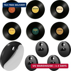 Modern JP Adhesive Vinyl Wall Mount for Discs (4-Pack) – Strong Hold Record Hold