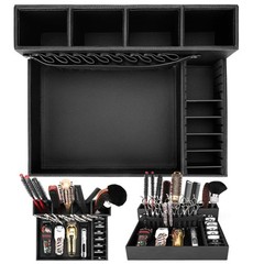 Barber Organizer Tray, 13.9 x 11.2 x 4.4 inch Adjustable Station for Clippers…
