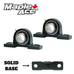 UCP202-10 Pillow Block Bearing 5/8″ Bore, 2-Bolt, Self-Aligning, Solid Base Qty2