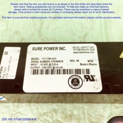 Laser Drive 111-1700-4.9-5, Helium Neon supply as photos, SN:0673, FedExDHL