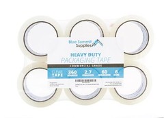 Blue Summit Supplies Heavy Duty Packaging Tape, Clear Packing Tape Designed f…