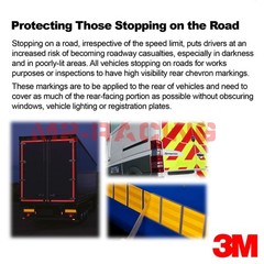 3M 2″x150′ Diamond Grade White Conspicuity Tape CE Approved Reflective Safety