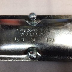 Crouse Hinds 580, 1-1/2″ Conduit Body Covers [ SOLD AS BOX OF 10 ] J-10