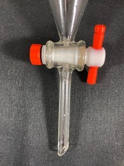 KIMBLE KIMAX 30mL Squibb Separatory Funnel w/ Stopcock #13 Neck 29048F-30
