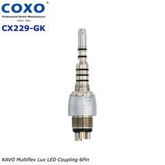 US COXO Dental LED High Speed Handpiece Fiber Optic Turbine for KaVo LED Coupler