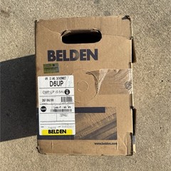 Belden D6UP Cat6 4PR 23 AWG Copper Bulk Cable 1000 ft (CMP-LP)