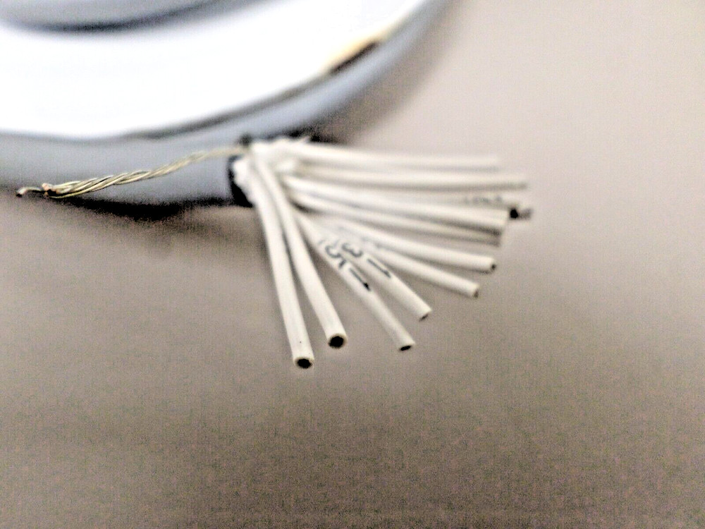18′ Length IEWC 22 AWG 15 Conductor Electronic Cable Unshielded Gray Type AMW