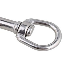 65mm-115mm Swivel Eye Trigger Hook,Snap Hook Stainless Steel 304 Key holder Ring