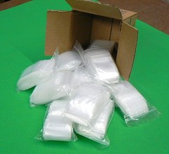 1000 Small Bags 1-1/2″ x 2″ Reclosable 2mil Clear Reloc Zippit 1.5×2 1000 Pcs