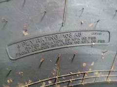 14.9-24 TIRE R-1 4PLY NEW COSMETIC BLEM TUBELESS 14924 14.9 24