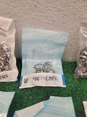 Molar Bands. Dental, Stainless, Various Sizes 300+ Count (Z2)