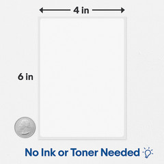 500 4×6 Fanfold Direct Thermal Shipping Labels for Zebra and Rollo Printers
