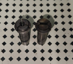 6-26 Lot of 2 Unmarked F-15 collets HEX & Rectangle