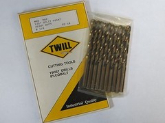 10 pcs 1/4″ Jobber Length Twist Drills Bits Cobalt 135 Degree Split Point BRAZIL