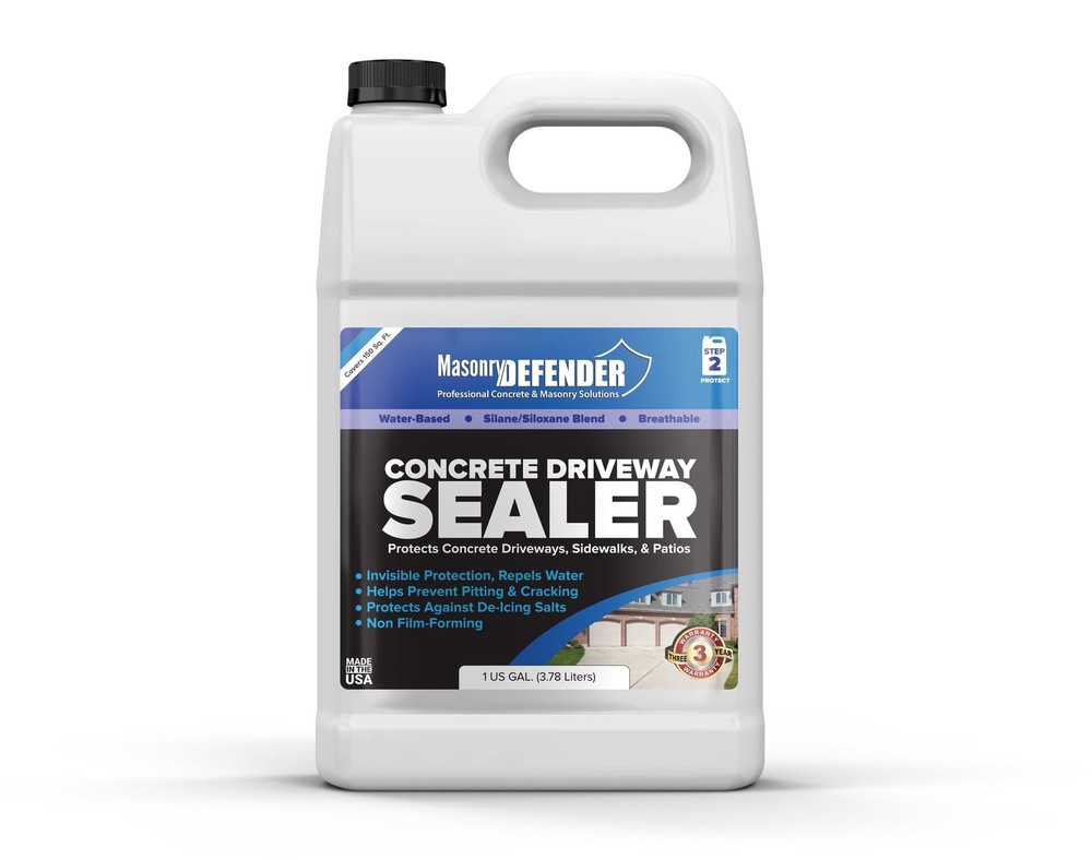 Concrete Sealer – Deep Penetrating Water Repellent, Silane Siloxane – 1 Gallon