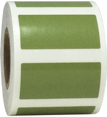 Rectangle Color Stickers | 0.75 x 1.5″ Inch | 500 Pack | Pick One Color