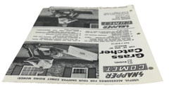 Snapper Comet Riding Mower Grass Catcher / Snow Plow Dozer Kit Ad Page