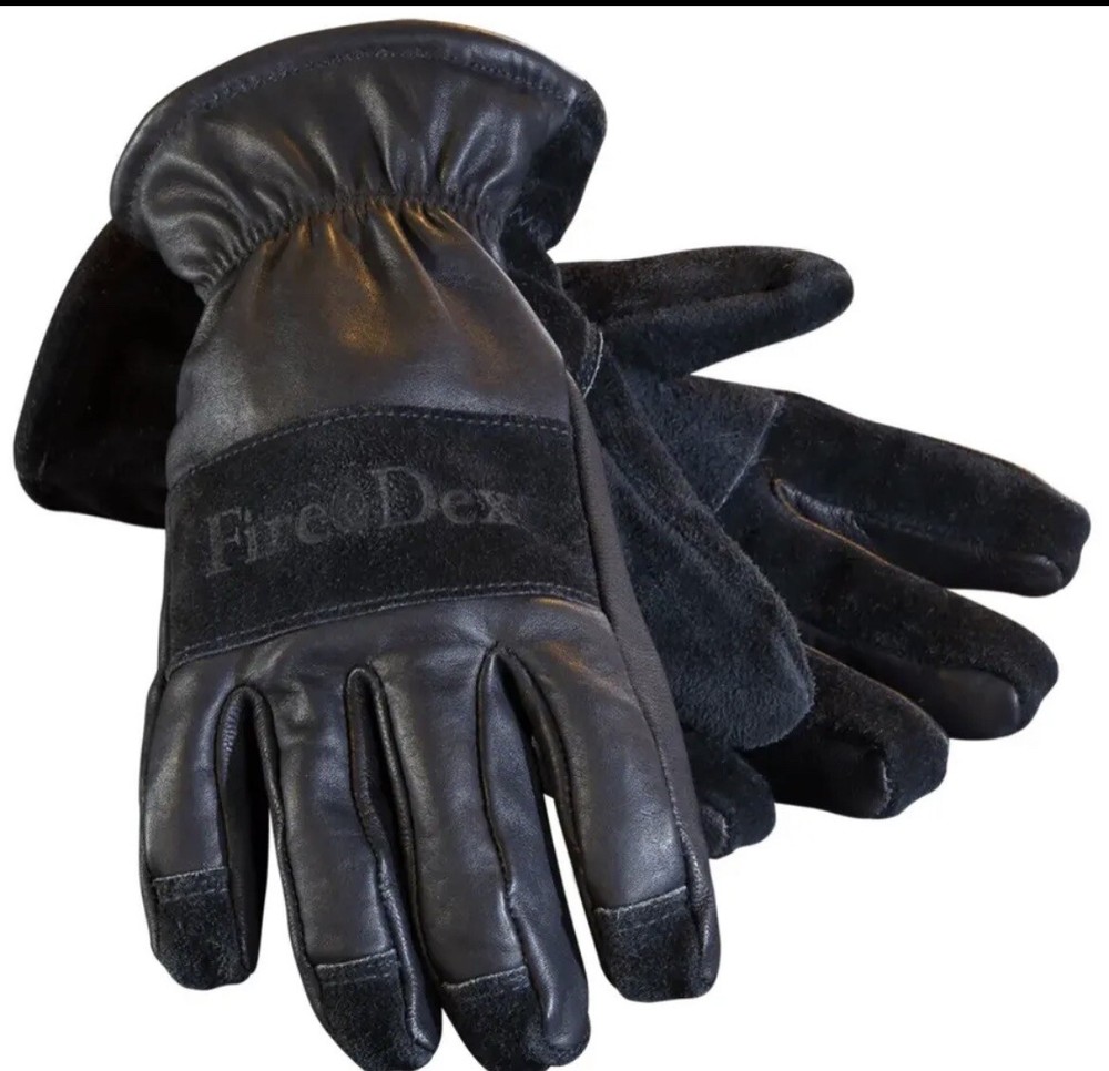 Fire-Dex Pro Full Finger Perfect Fit Premium Quality Soft Leather Glove X-Large