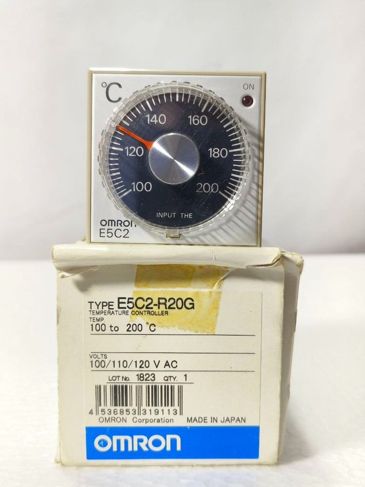 OMRON E5C2-R20G TEMPERATURE CONTROLLER 100 TO 200°c 100-120VA E5C2R20G FREE SHIP