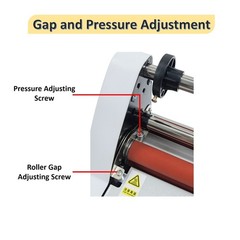 17” Roll Laminator Single-sided & Double-sided Laminating Machine 110V