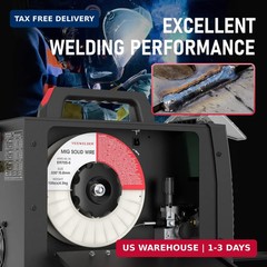 YESWELDER MIG Welding Wire, ER70S-6 Solid Carbon Steel, .030 Inch 10LB (0.8mm 4.