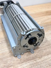Shenzhen Zhaoli Motor YJ62-200HB Fireplace Crossflow Blower Fan Assembly 120V