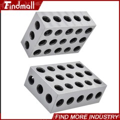 1 Matched Pair 2-4-6 Blocks 23 Holes .0002″ Machinist Precision 246 Jig 2 4 6