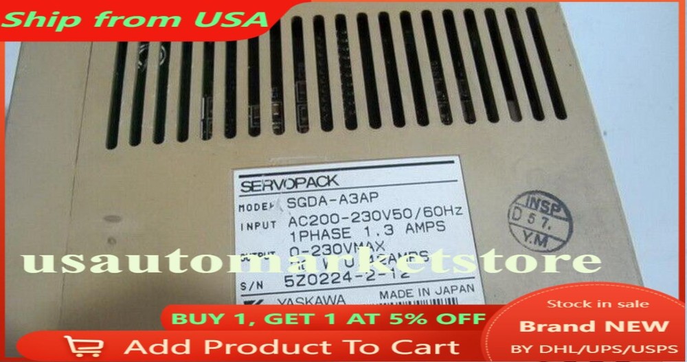 1PC YASKAWA SERVO Driver SGDA-A3AP Refurbished 180 days Warranty #