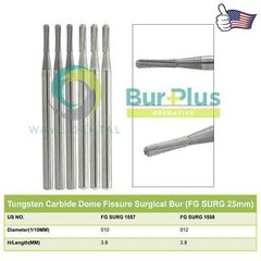 Prima Wave Dental Carbide Burs High Speed FG 19mm / Surgical FGOS FG SL 557 25mm