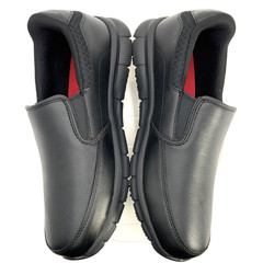 Skechers Work Nampa Groton Men’s 7.5 Black Slip Resistant Memory Foam Shoes New