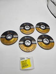 Qty 5 SATC 4 1/2″ x 0.24″ x 7/8″ Abrasive Grinding Wheel A24R-BF 13300 Max RPM