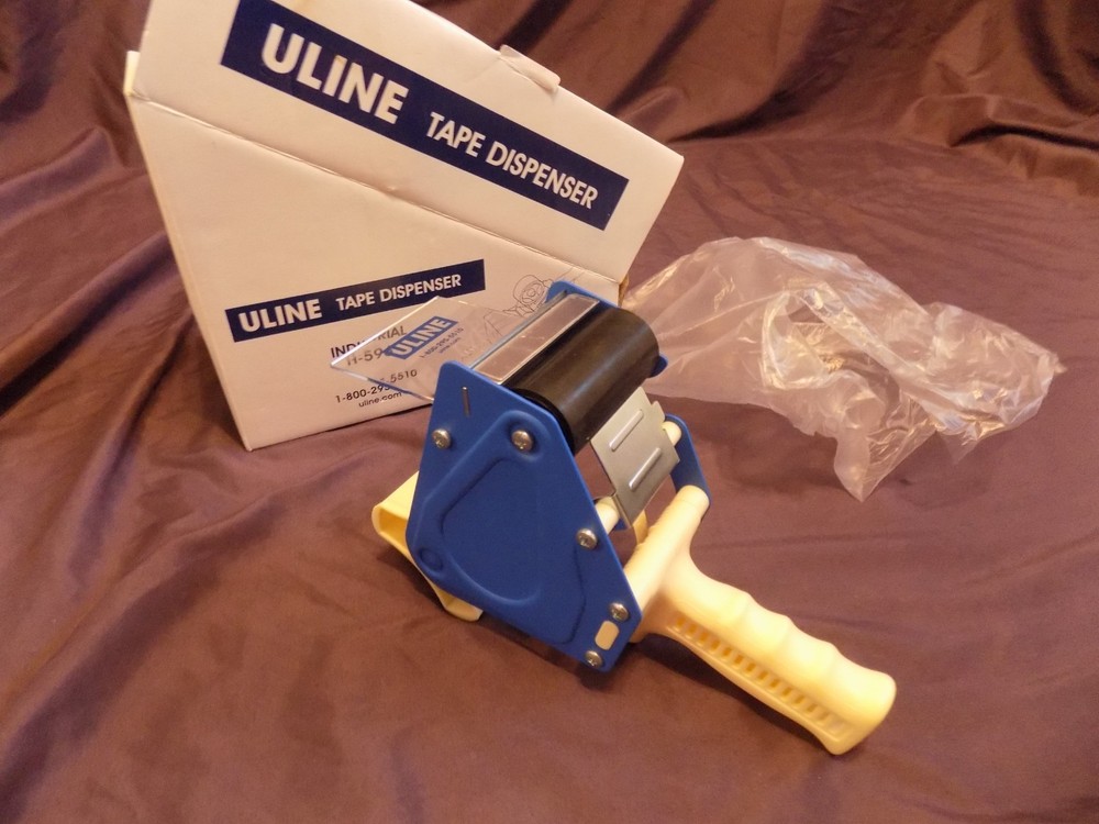 NEW Uline 3″ Industrial Side Loader Taper Dispenser Packing Tape Gun H-596